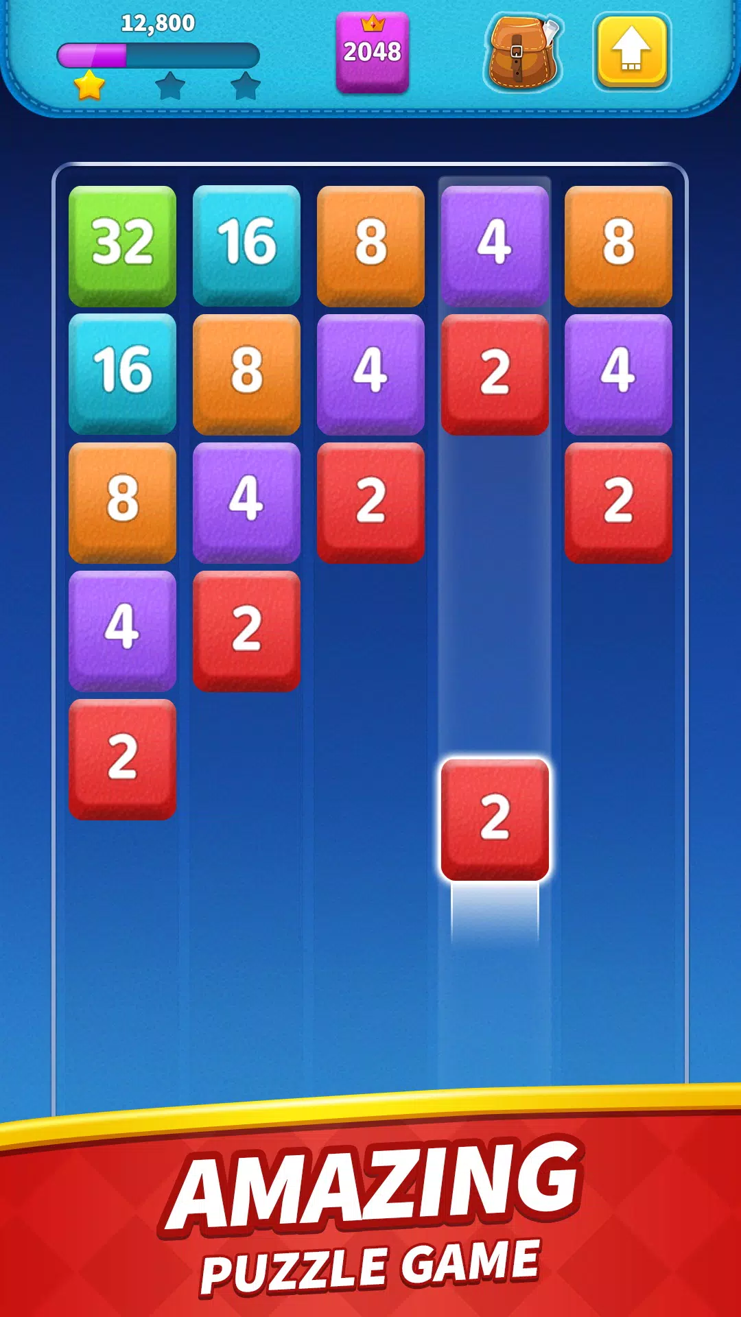 Merge Blocks: 2048 Game Screenshot 1