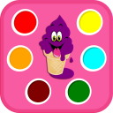 Learning Colours Ice Cream Games - Colors Kids App Topic