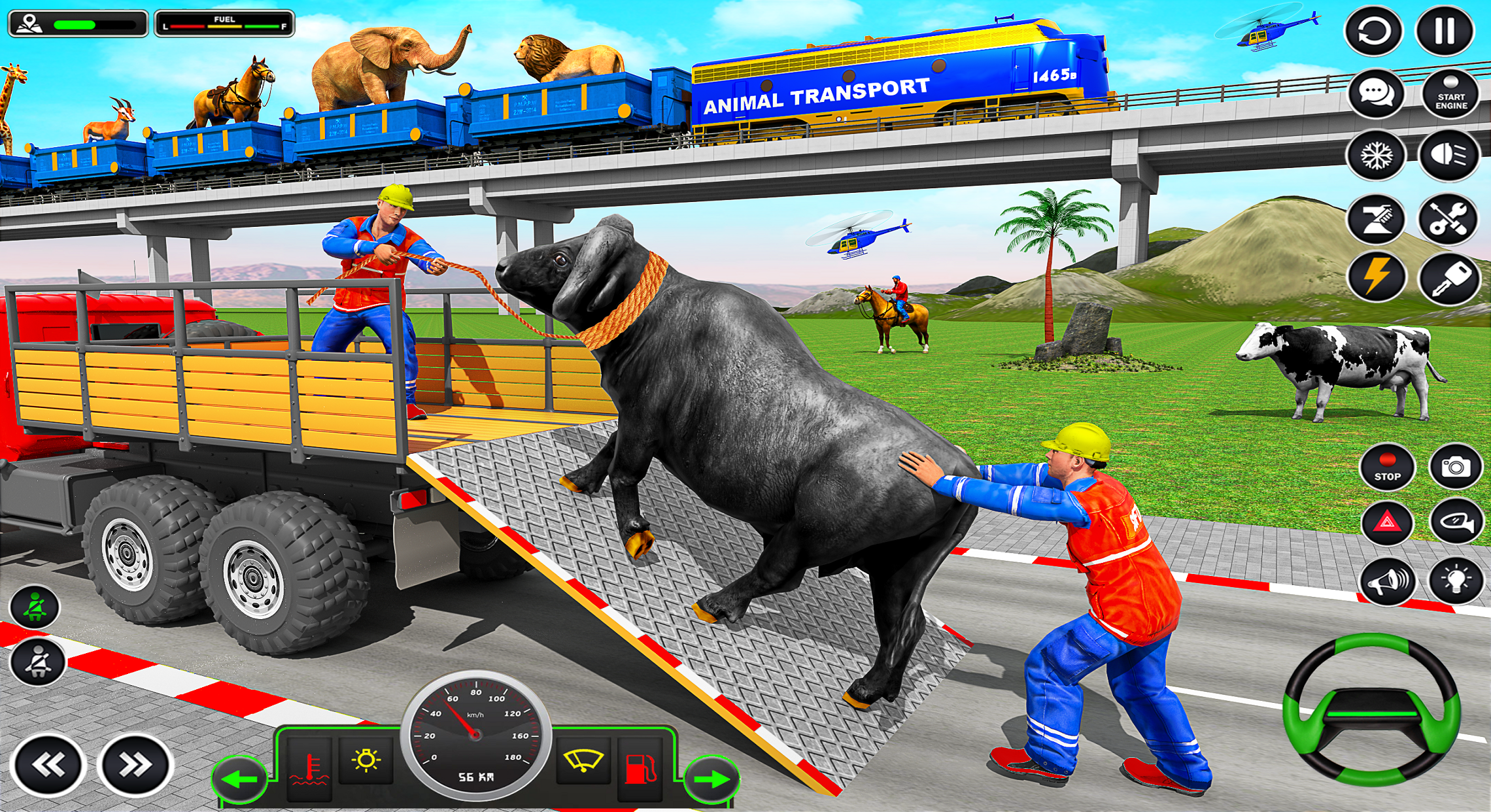Animal Transports Truck Games Screenshot 13