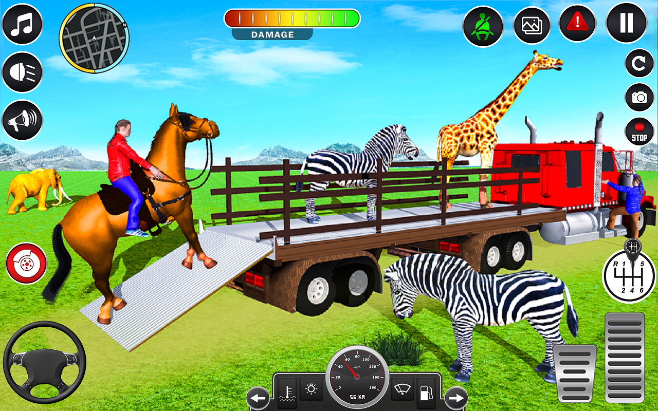 Animal Transports Truck Games Screenshot 4