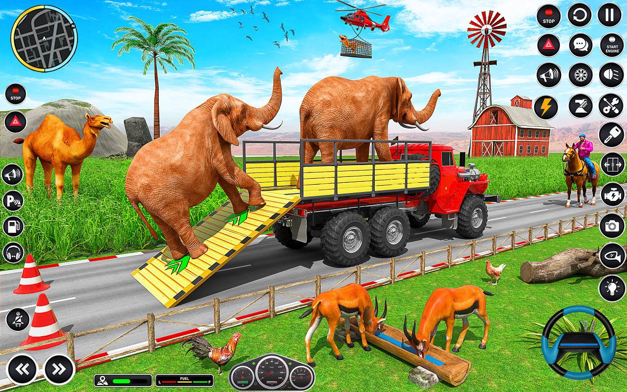 Animal Transports Truck Games Screenshot 2
