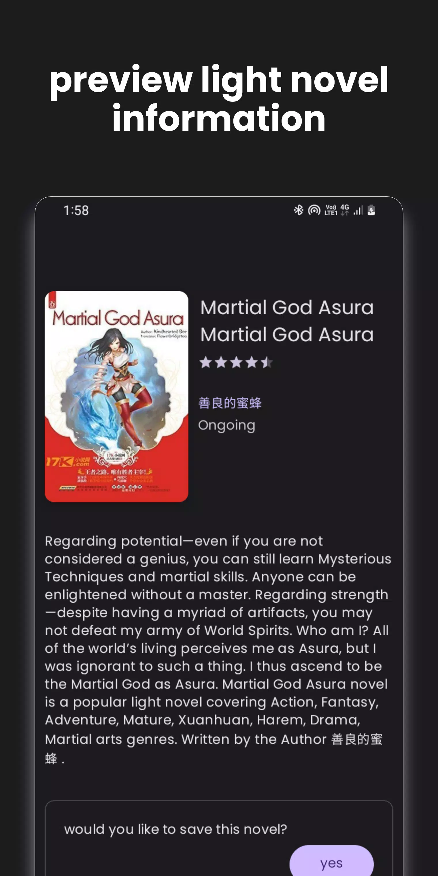 Ranobe Web Novels Screenshot 3