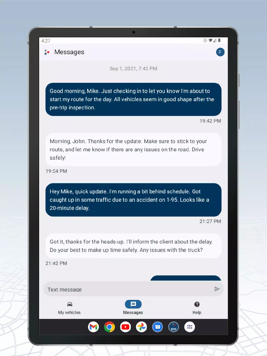 GPS Insight Driver Screenshot 7