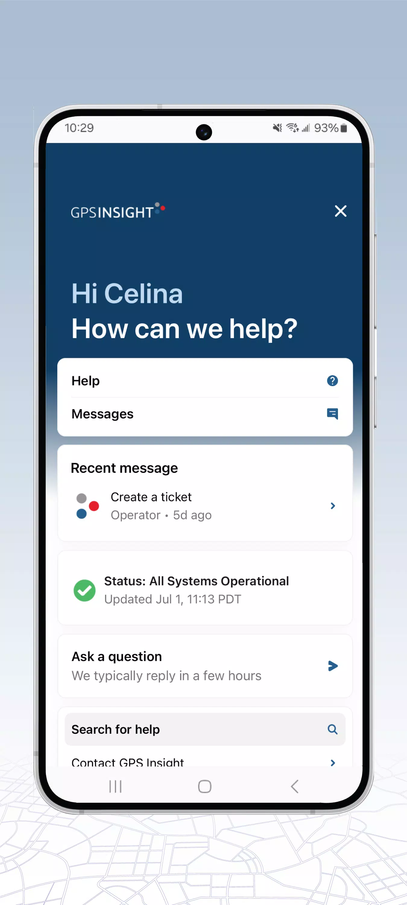 GPS Insight Driver Screenshot 4