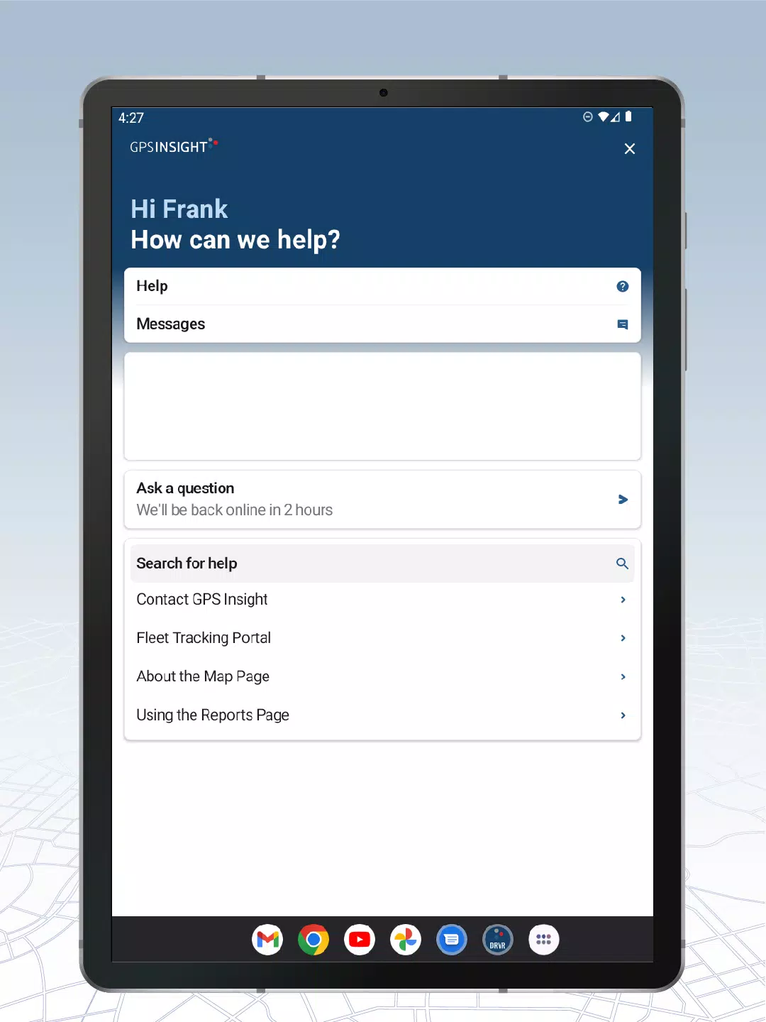 GPS Insight Driver Screenshot 8