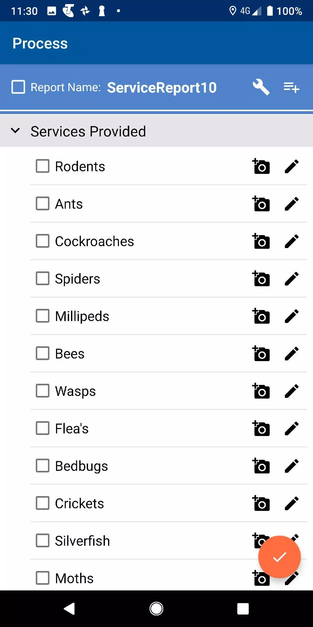 Pest App Screenshot 1