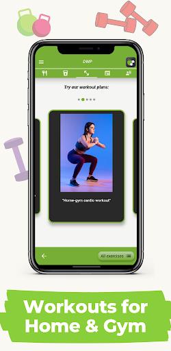DWP Fitness - Diet & Workout Screenshot 1