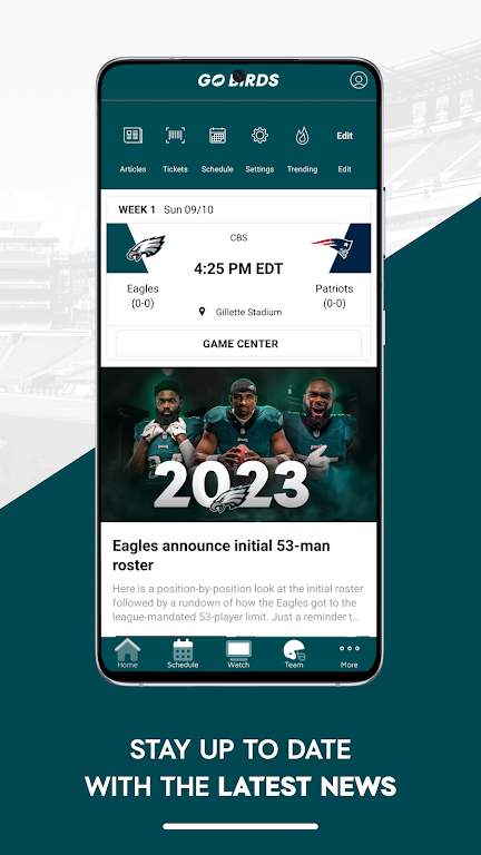 Philadelphia Eagles Screenshot 2
