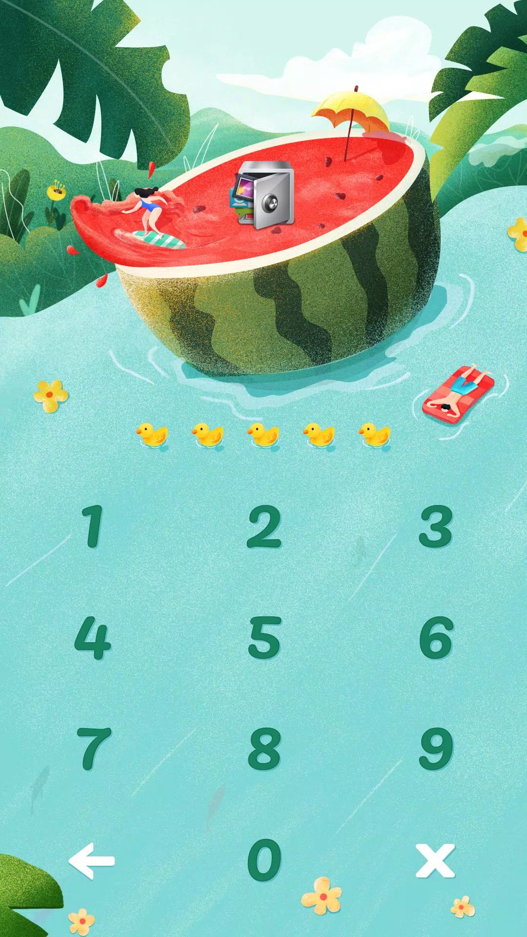 AppLock Theme Watermelon Screenshot 2