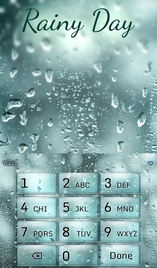 Rainy Day Live Wallpaper Theme Screenshot 5