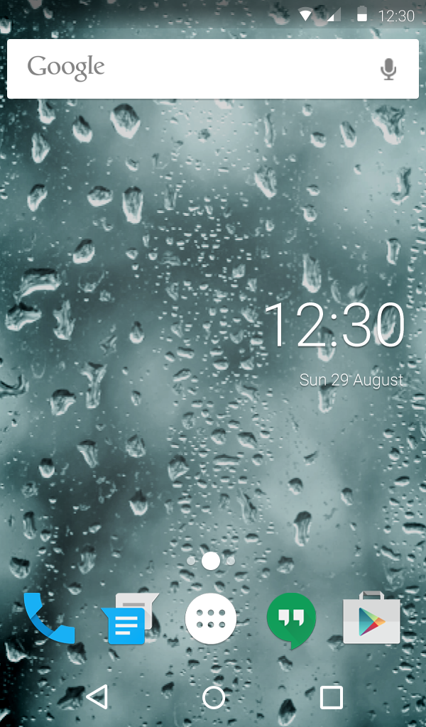 Rainy Day Live Wallpaper Theme Screenshot 6