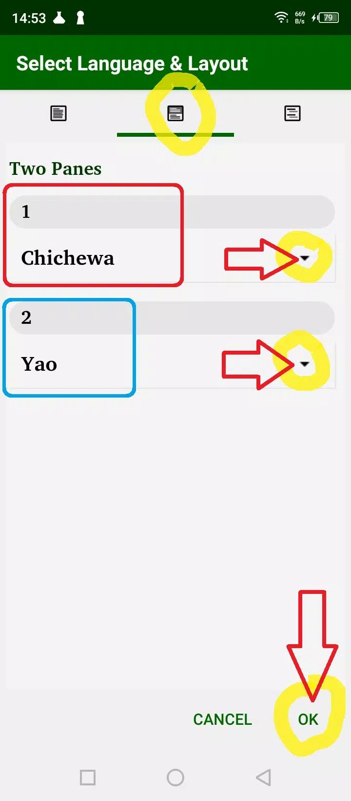 Chichewa Yao English Swahili Screenshot 5