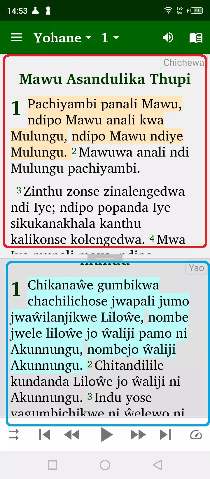 Chichewa Yao English Swahili Screenshot 6