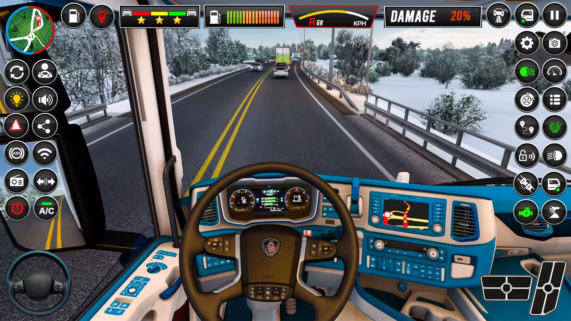 Truck Sim 3D Euro Truck Game Screenshot 2