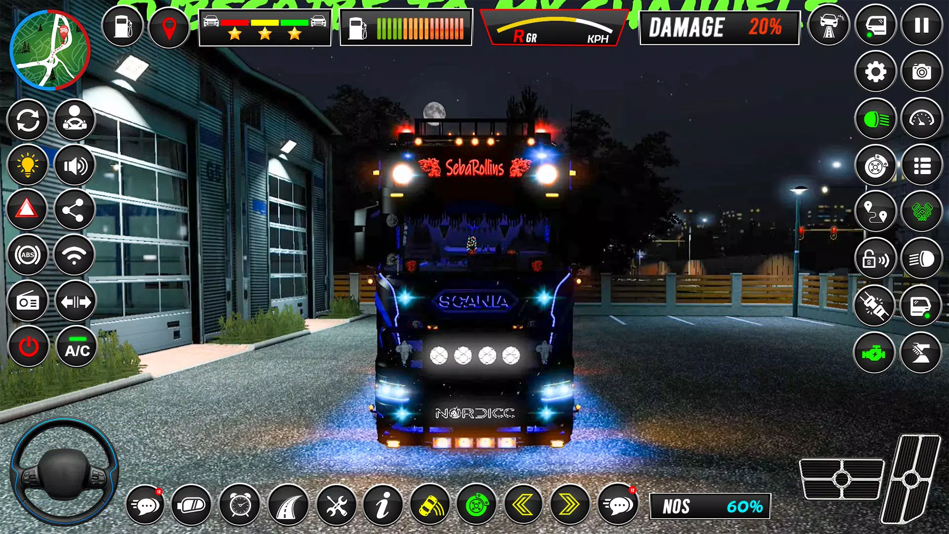 Truck Sim 3D Euro Truck Game Screenshot 3