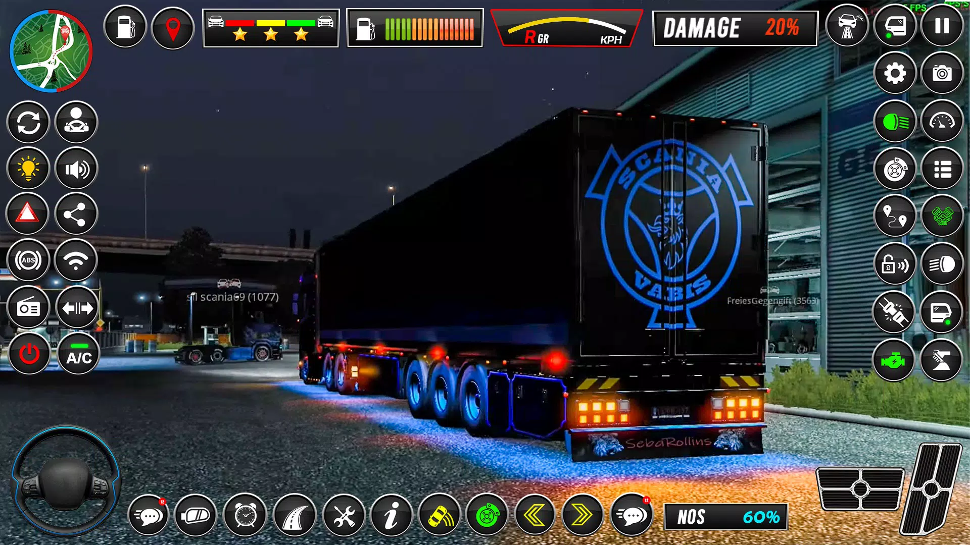 Truck Sim 3D Euro Truck Game Screenshot 5