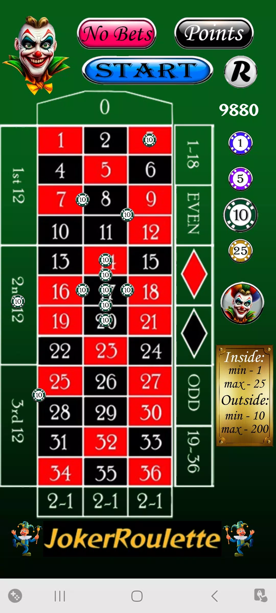 JokerRoulette Screenshot 3