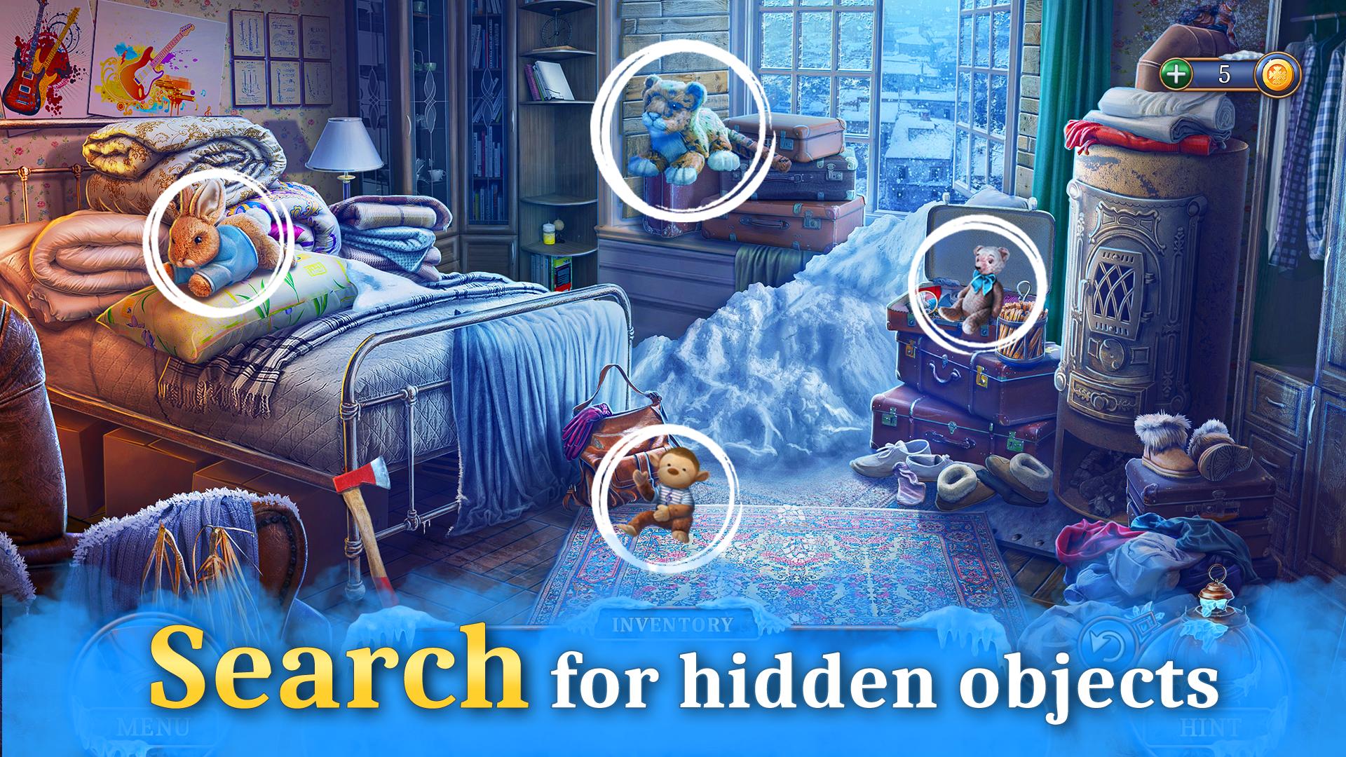 Icebound Secrets・Hidden Object Screenshot 1