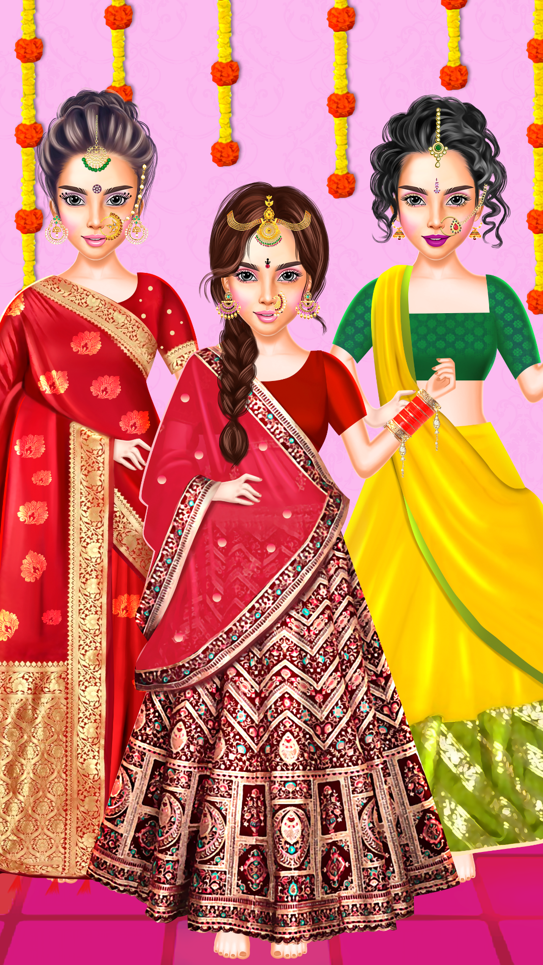 Indian Wedding Dress-up Screenshot 1
