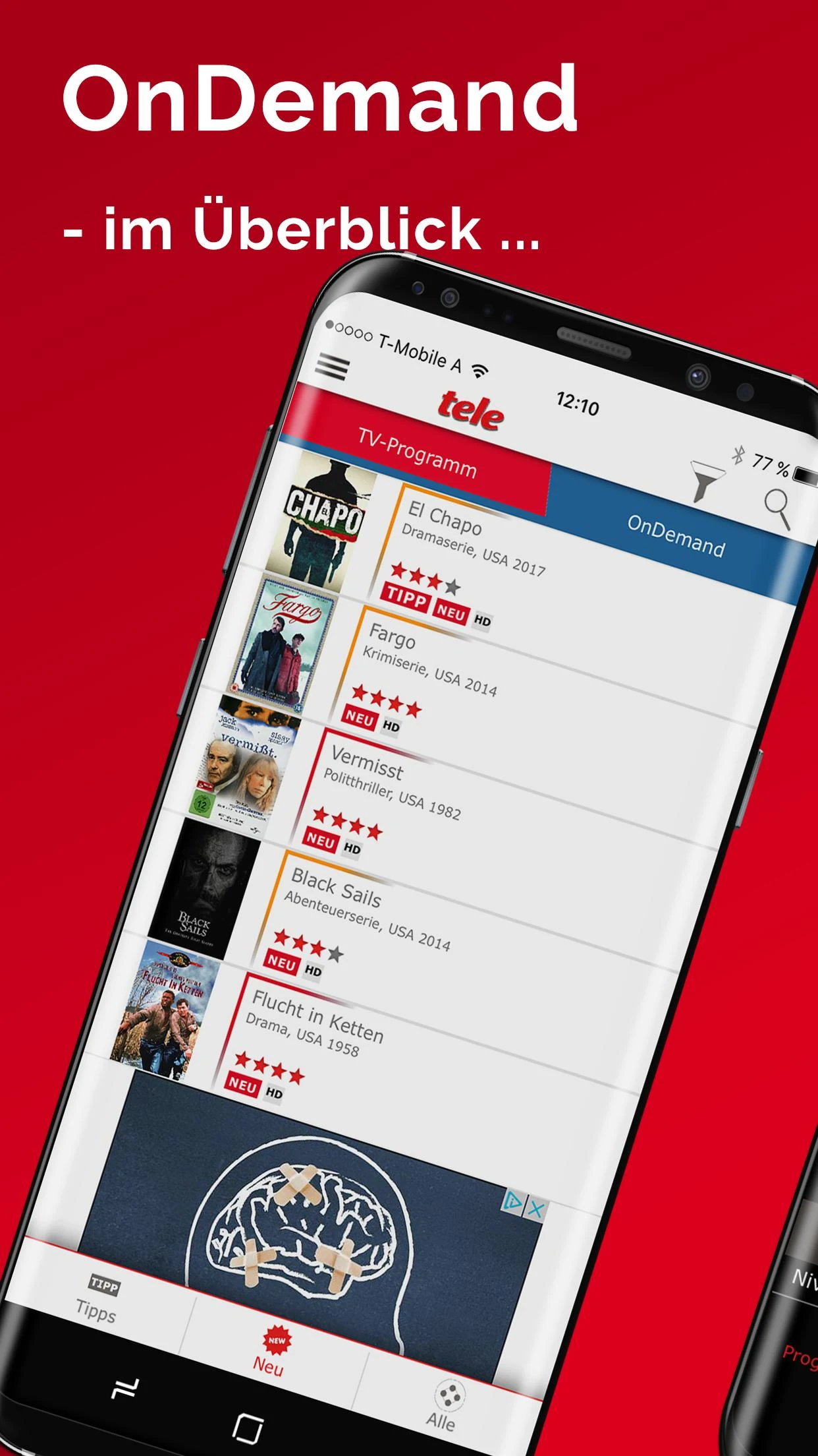 tele - TV-Programm - On Demand Screenshot 1