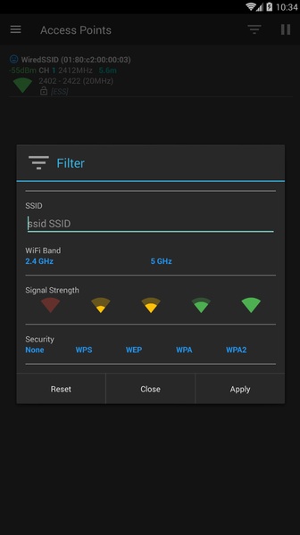 WiFi Analyzer Screenshot 1
