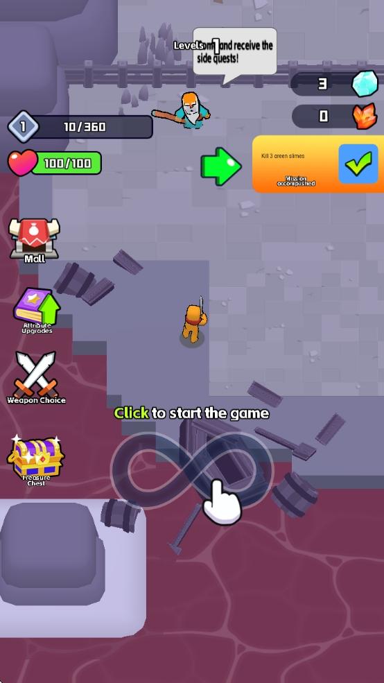 Swordsman Adventure Screenshot 1