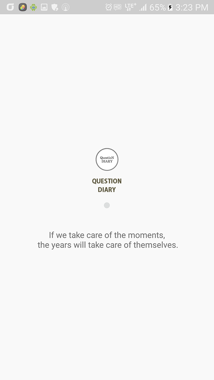 Questions Diary Screenshot 1