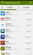 Aptoide Backup Apps Screenshot 1