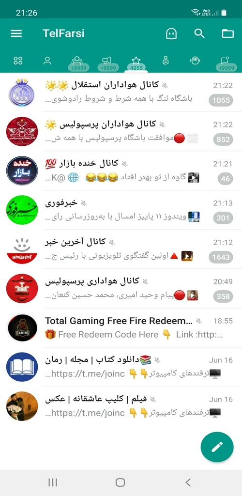 Telegram Farsi Screenshot 1
