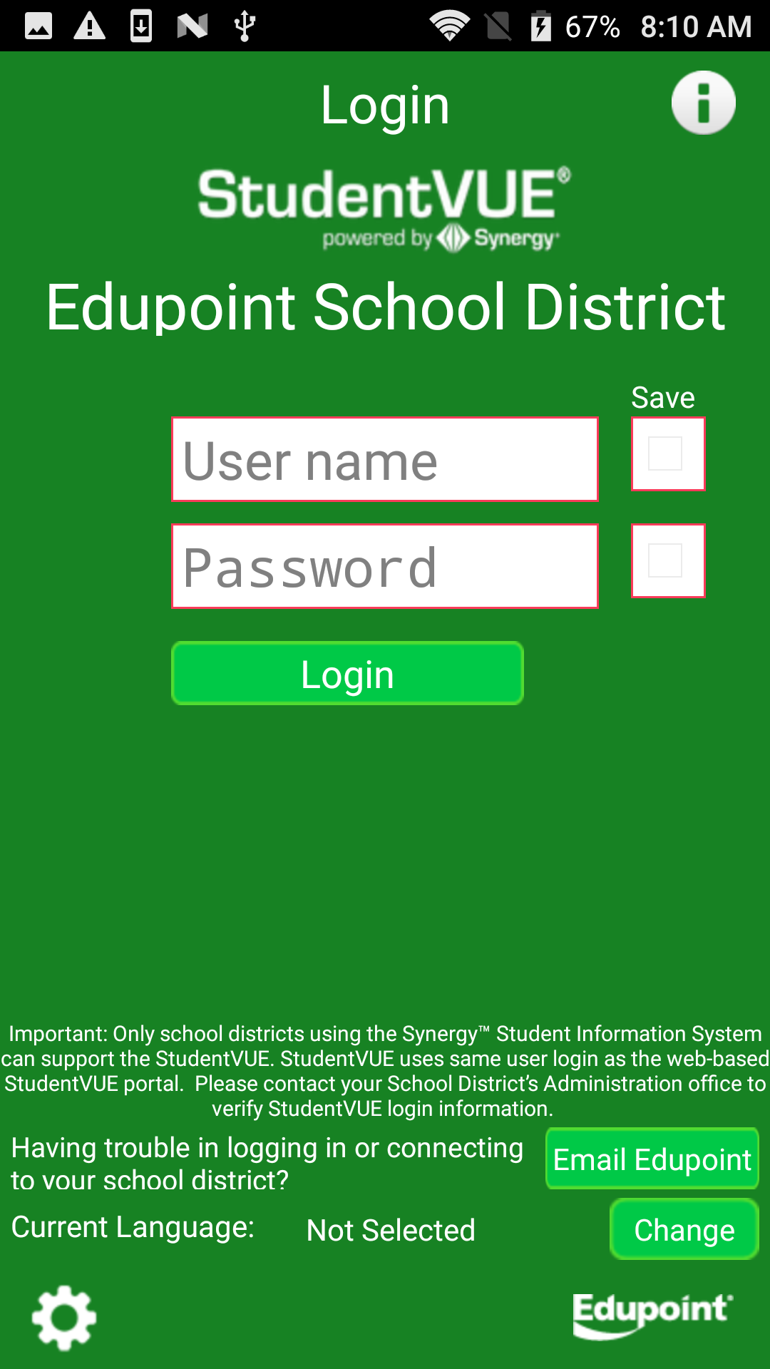 StudentVUE Screenshot 1