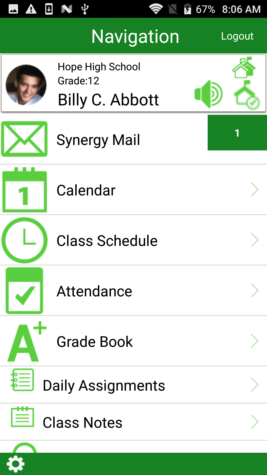 StudentVUE Screenshot 2