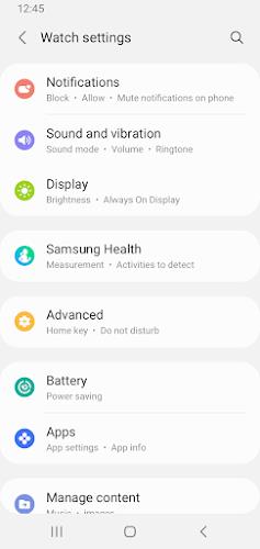 Galaxy Wearable Screenshot 5