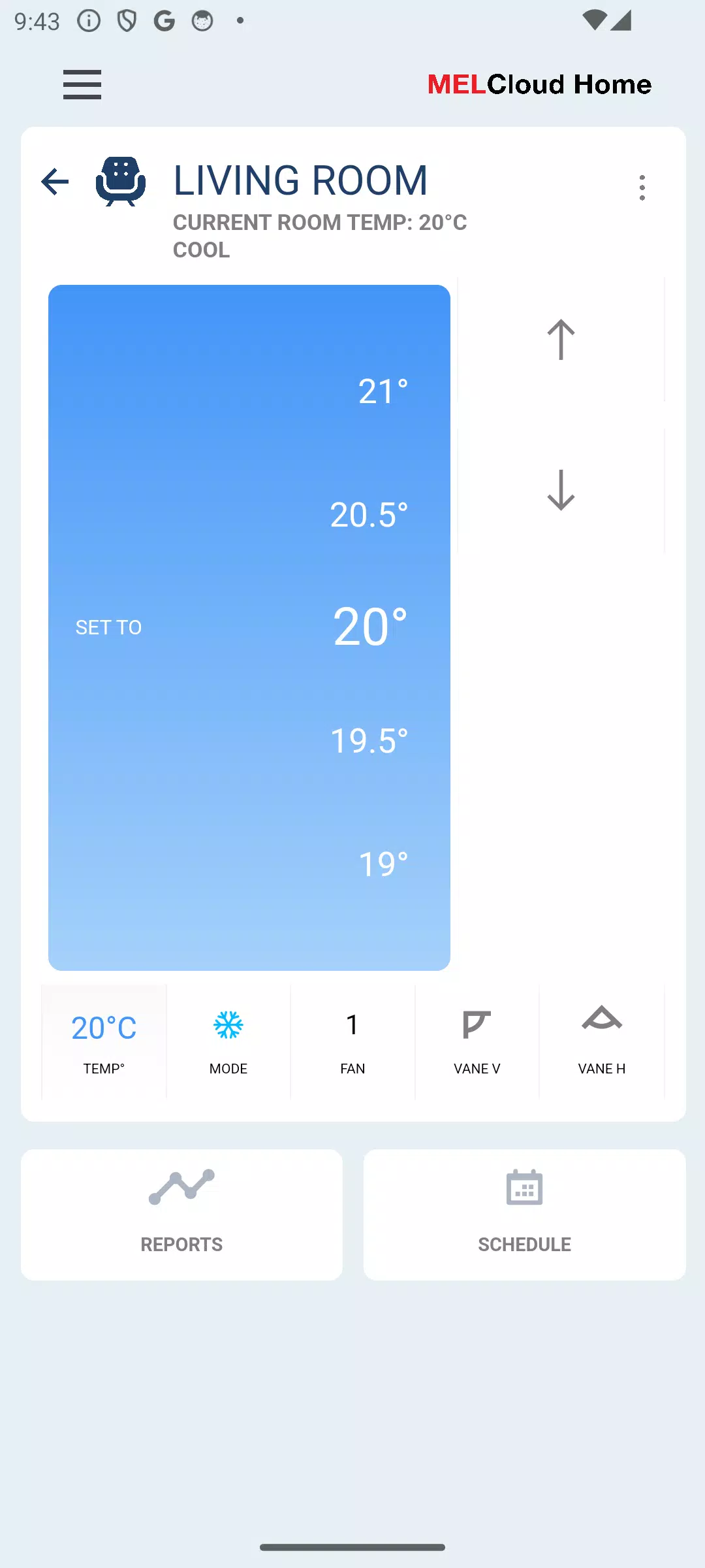 MELCloud Home Screenshot 2