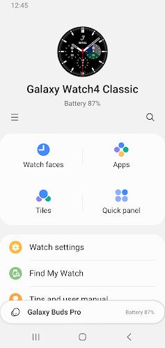 Galaxy Wearable Screenshot 1