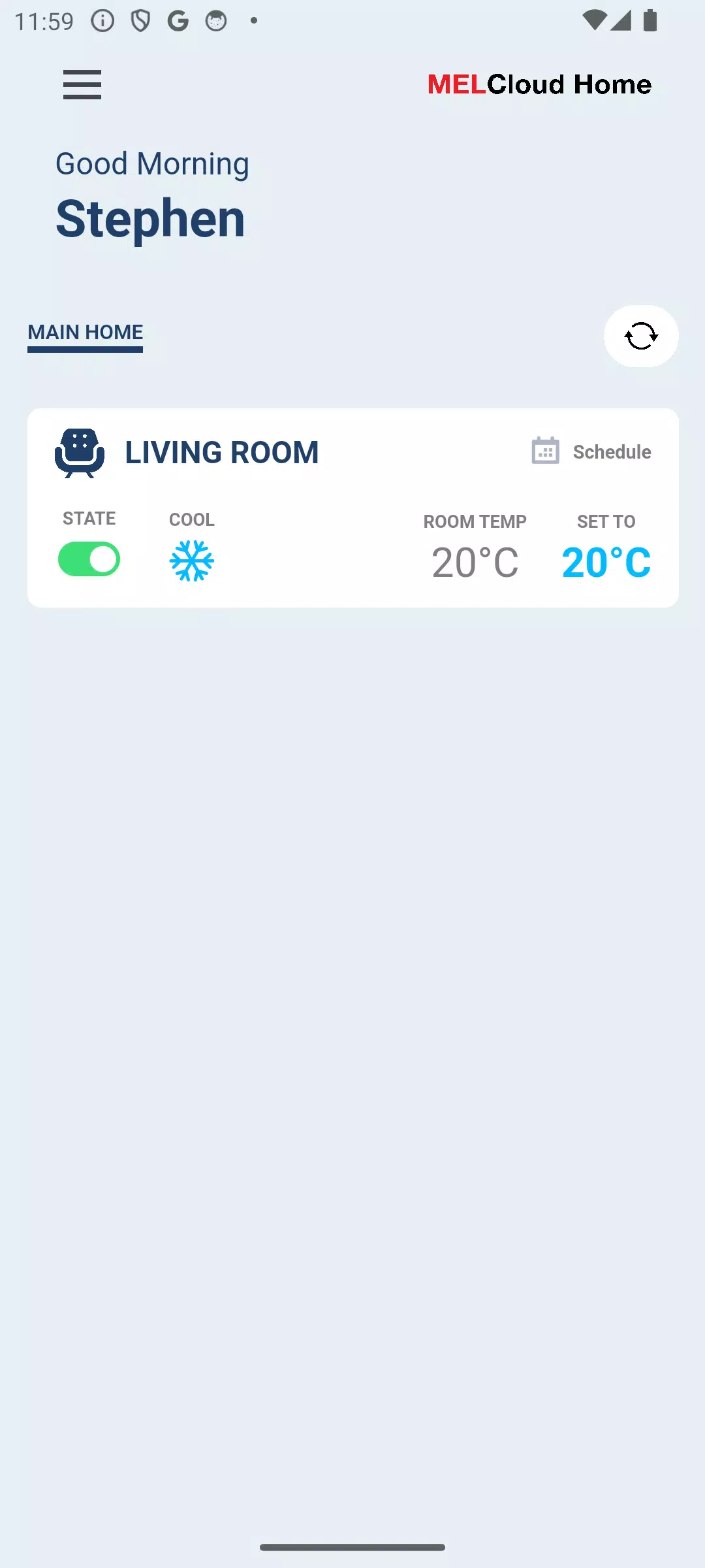 MELCloud Home Screenshot 1