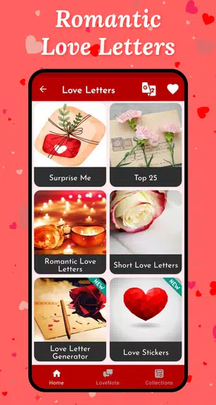 Love Letters & Love Messages Screenshot 3
