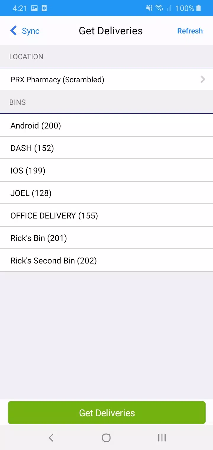 PioneerRx Mobile Delivery Screenshot 2