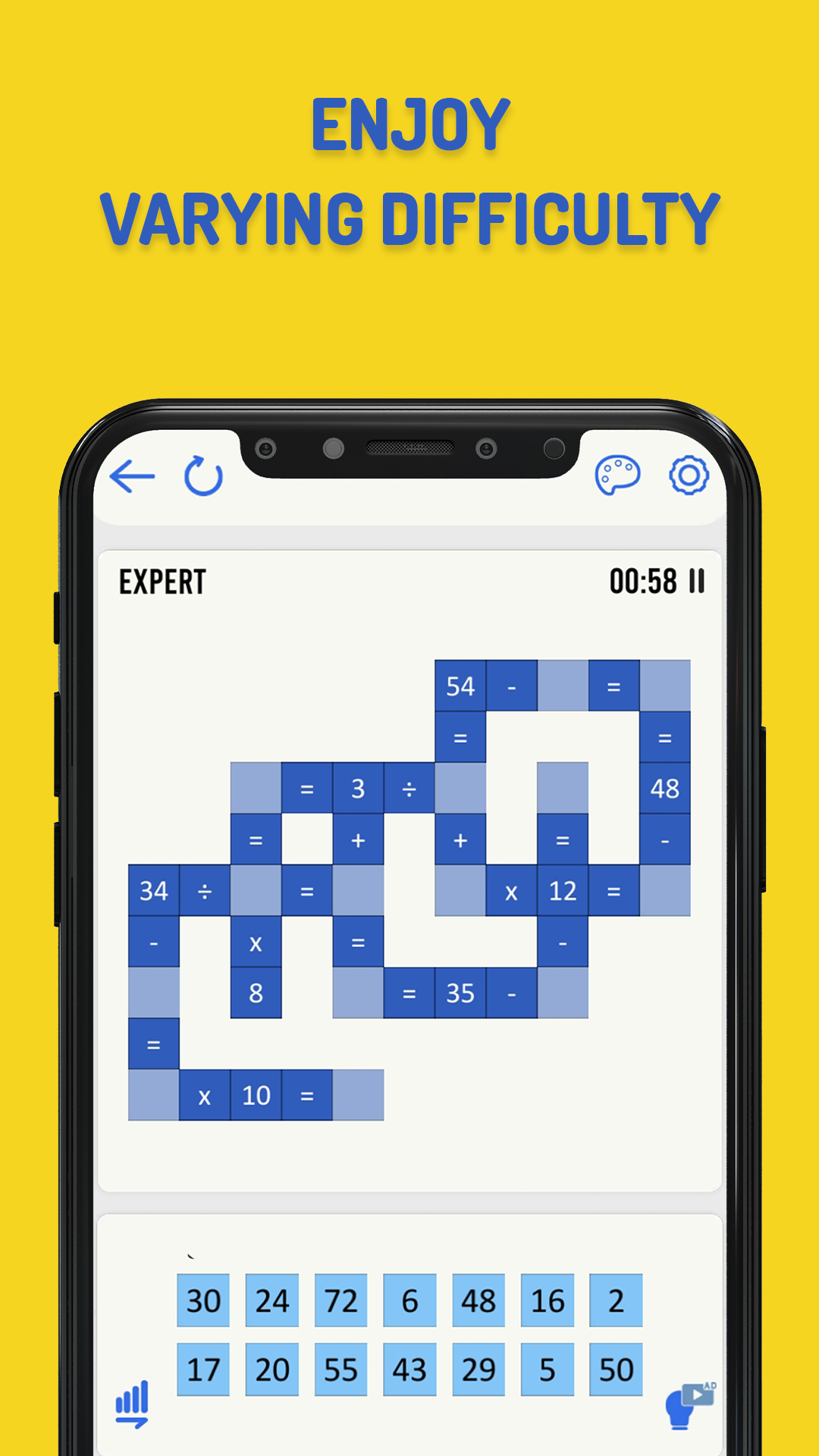 Math Crossmath Puzzle Screenshot 2