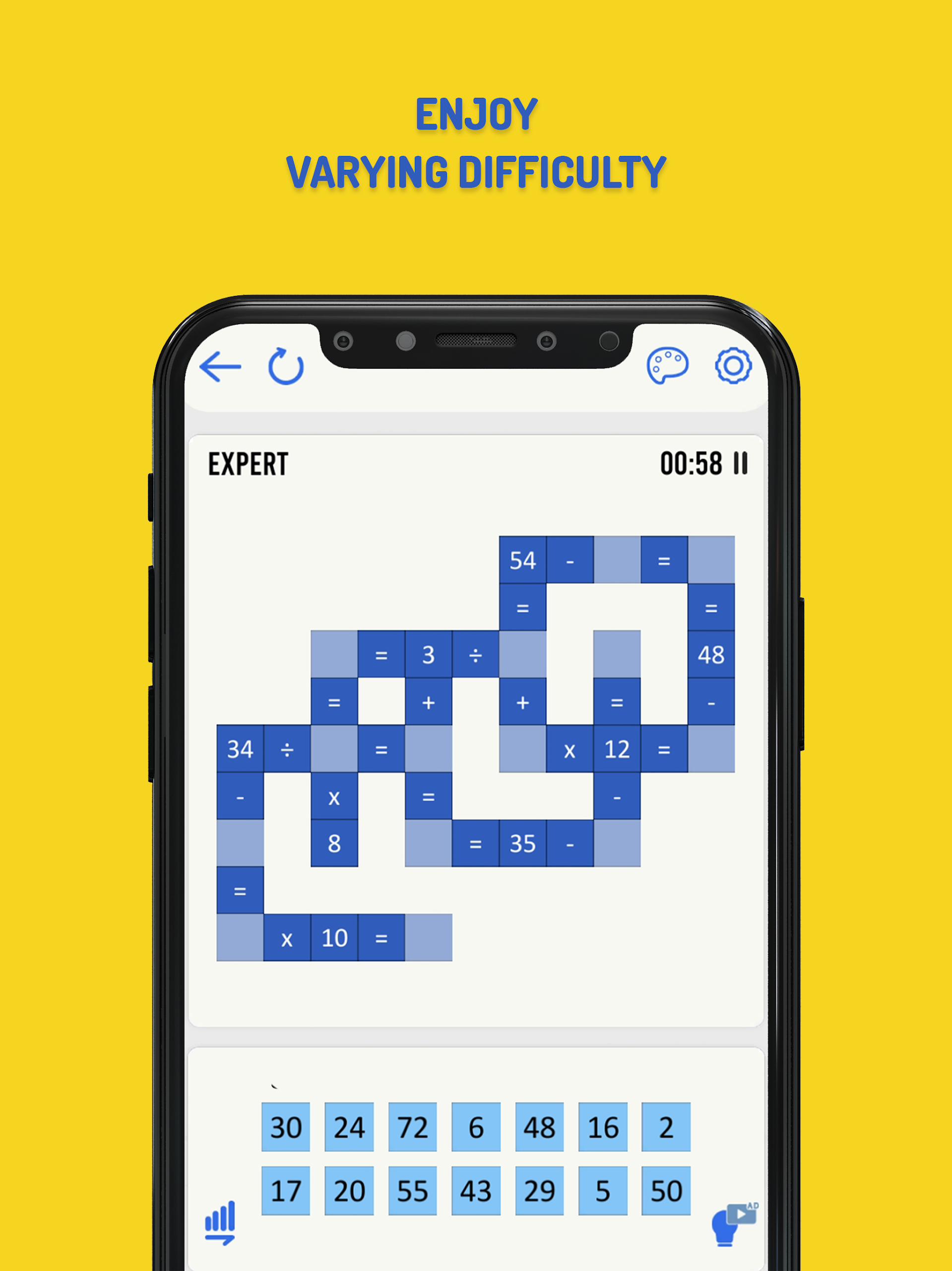 Math Crossmath Puzzle Screenshot 14