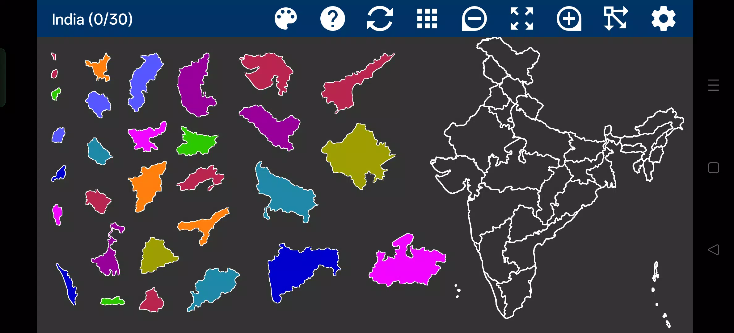 India Map Puzzle Screenshot 6