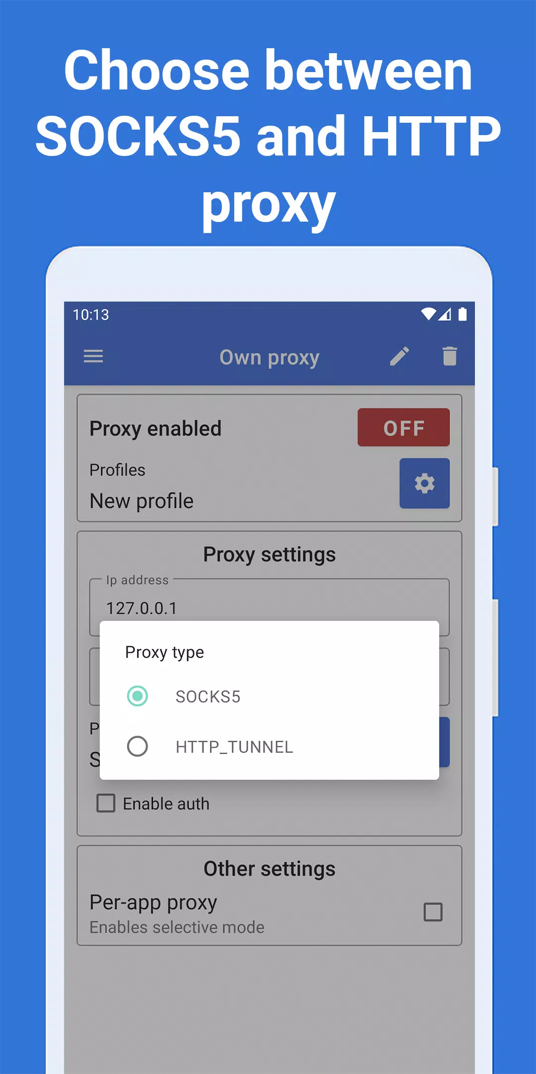 Proxy Client - No Root Screenshot 7