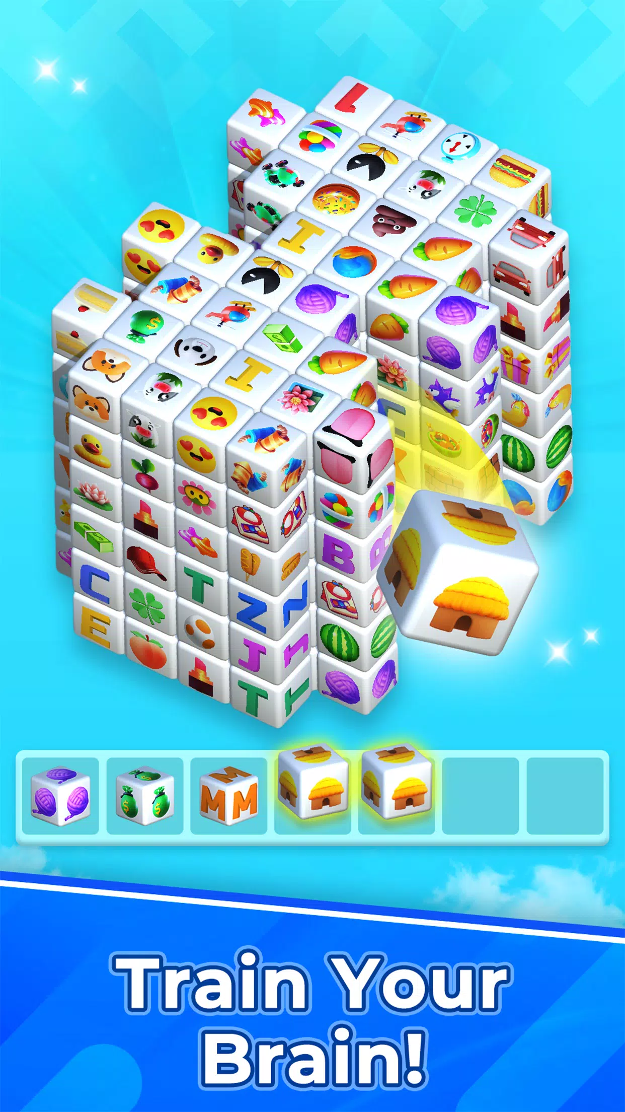 Cube Tile Match 3D Master Screenshot 2