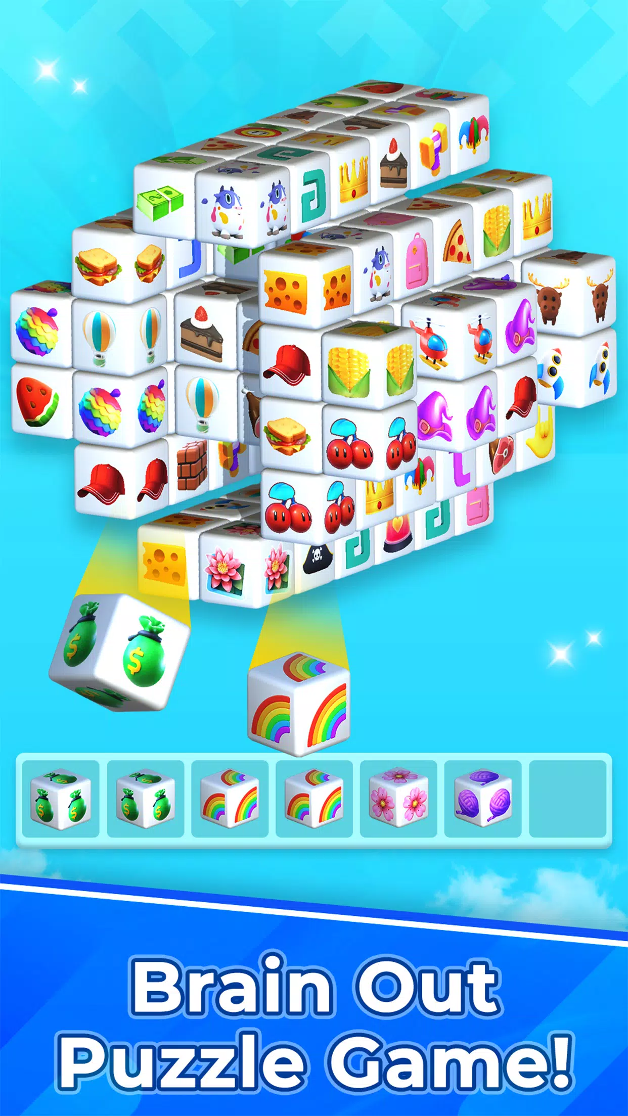 Cube Tile Match 3D Master Screenshot 4