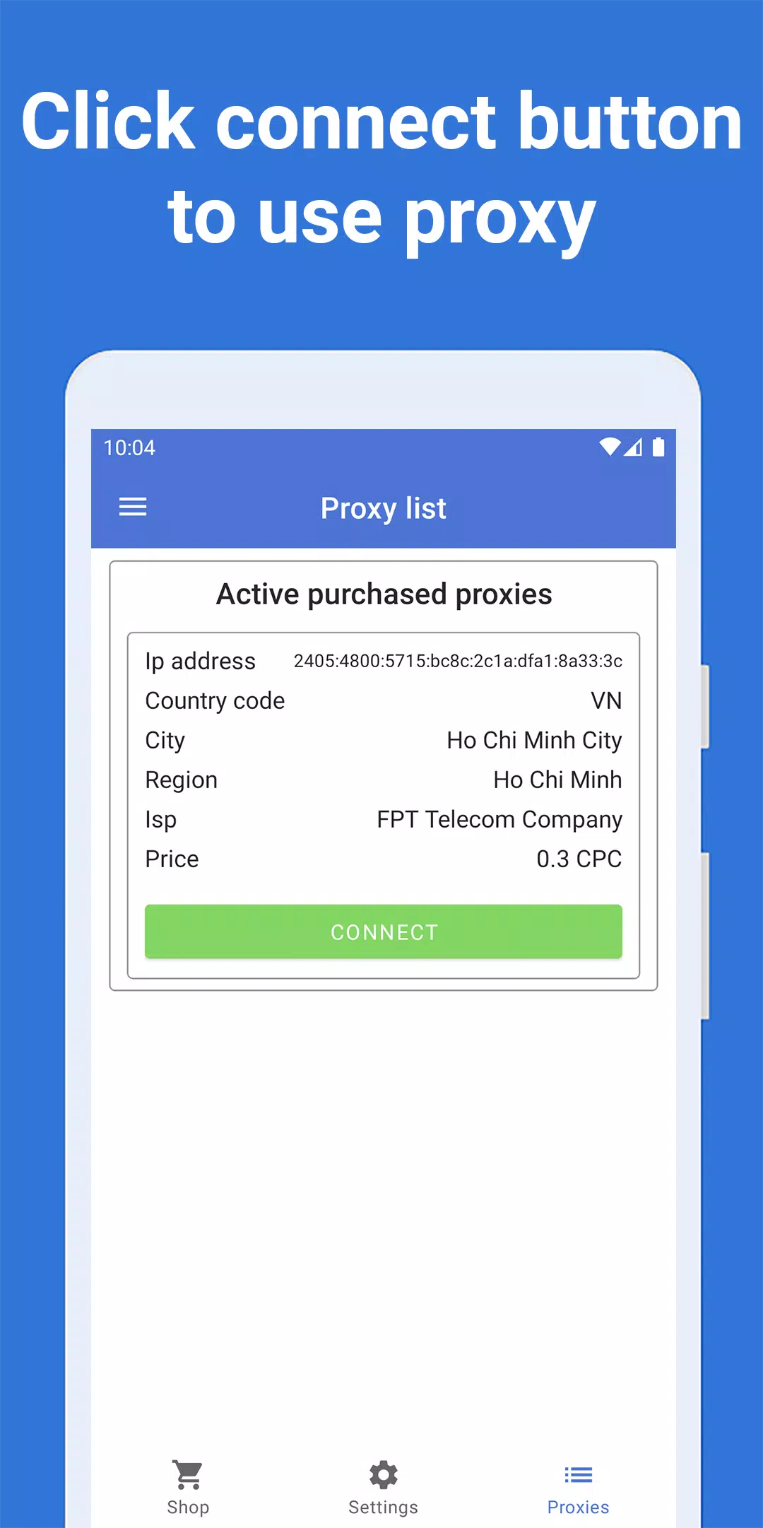Proxy Client - No Root Screenshot 3