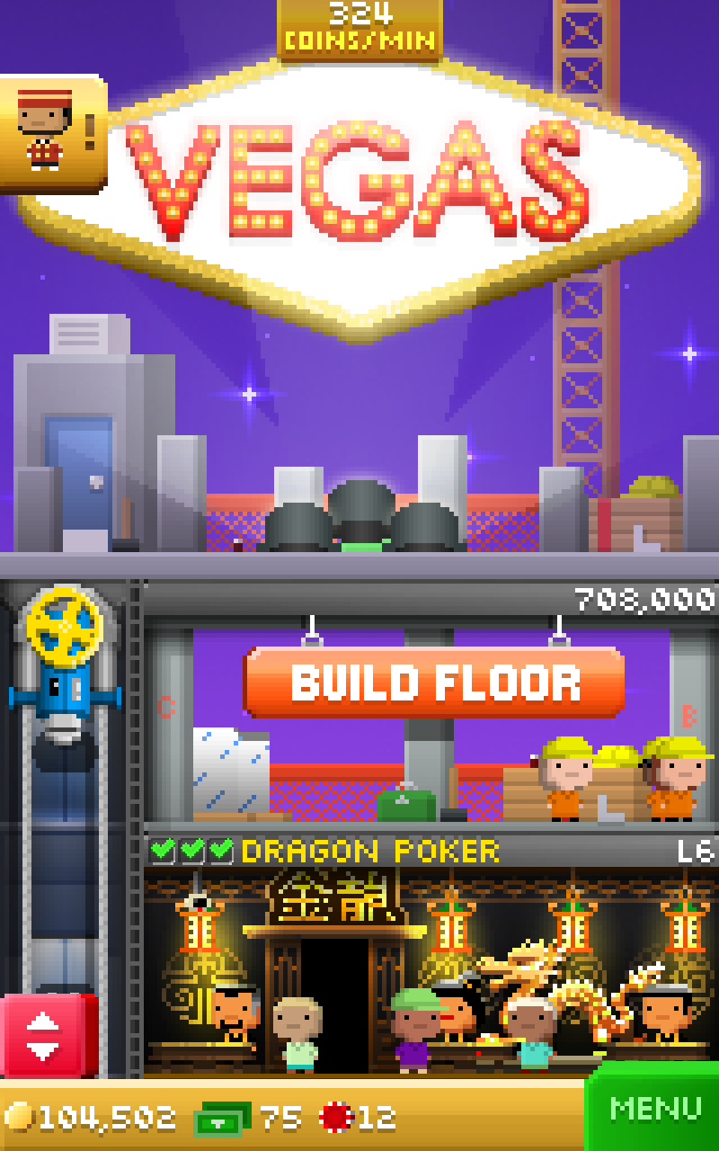 Tiny Tower Vegas Screenshot 5