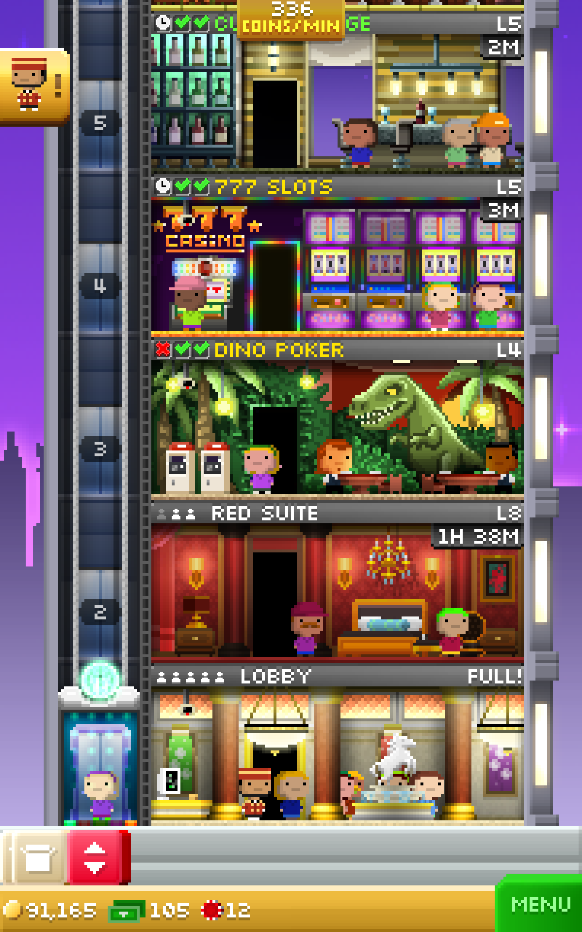 Tiny Tower Vegas Screenshot 6