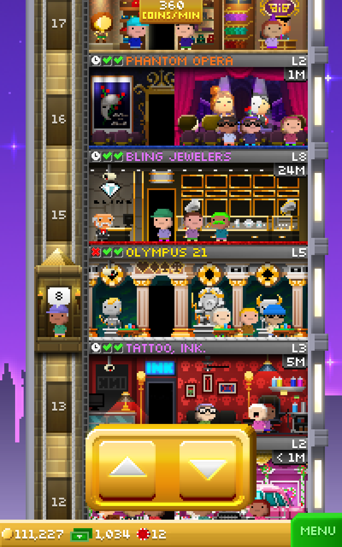 Tiny Tower Vegas Screenshot 8