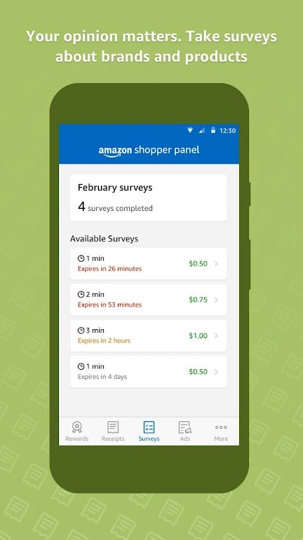 Amazon Shopper Panel Screenshot 3