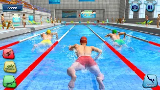 Aqua swimming pool racing 3D Screenshot 18
