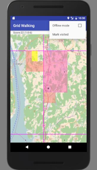 Grid Walking Screenshot 2
